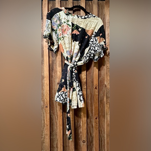 Urban Outfitters Patchwork Belted Mini Dress Medium (2008 Release) - Picture 1 of 3